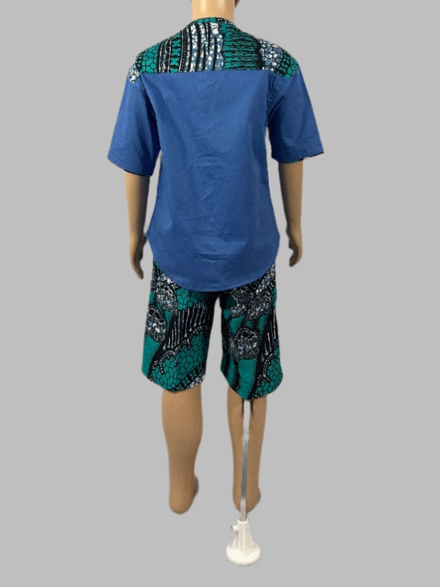 Teal Harmony Boy Shirt and Short set