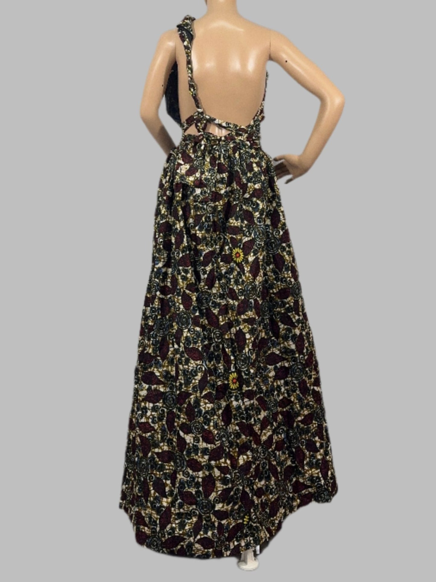 Bohemian Blossom Infinity Maxi Dress for Ladies