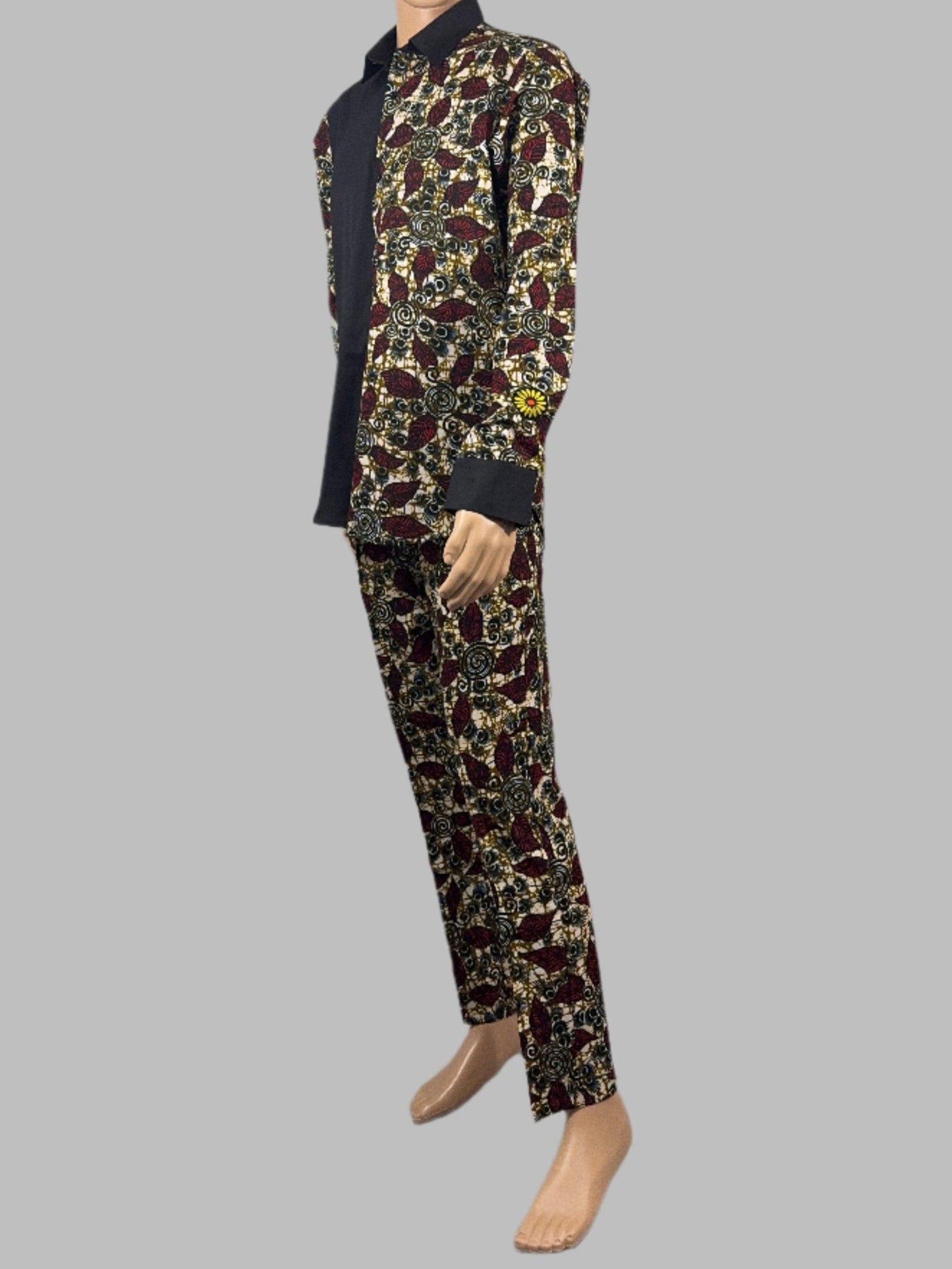 Bohemian Blossom Matching Pants for Men