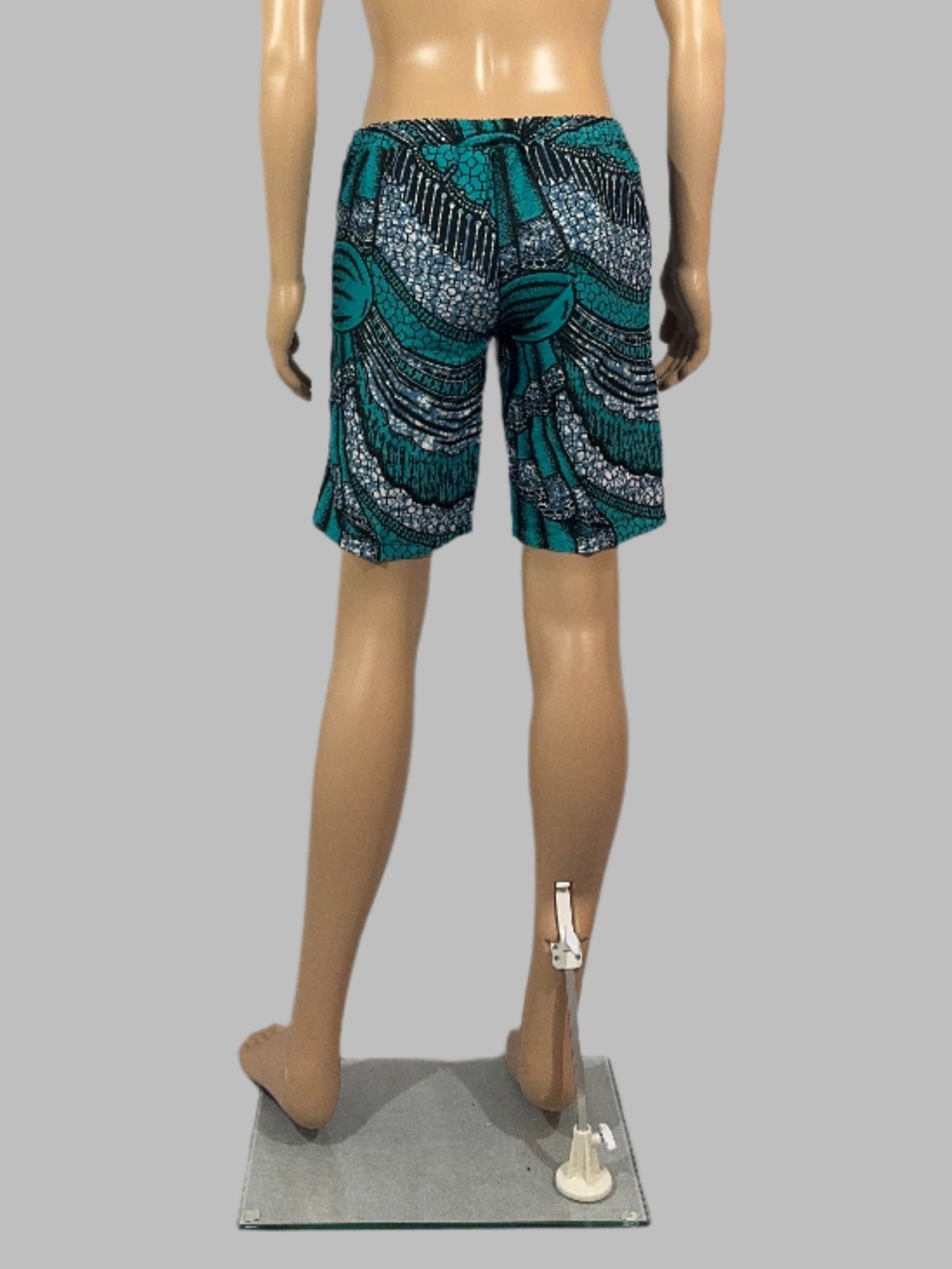 Teal Harmony Shorts for Men